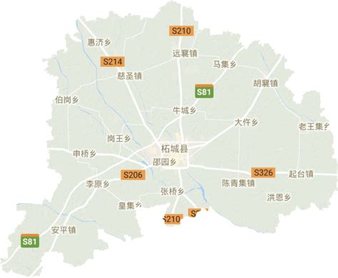 柘城县地图
