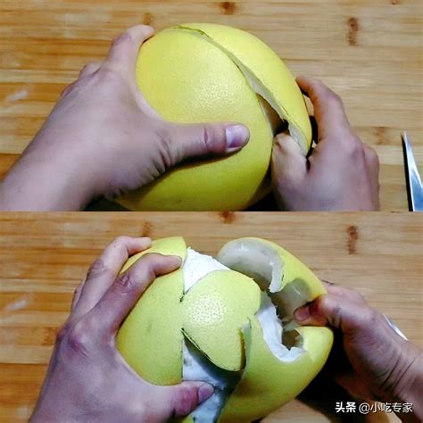 柚子怎么剥才有完整果皮