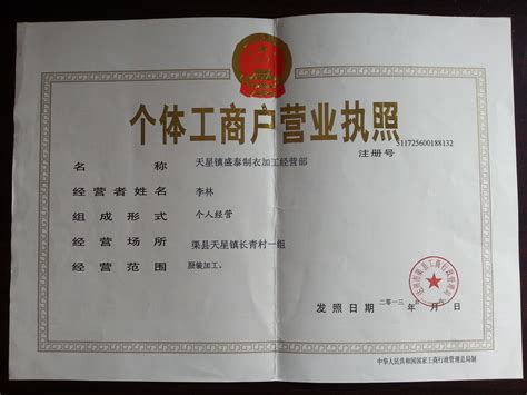 桂林兴安本地代办个体营业执照