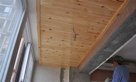 桑拿板吊顶安装方法