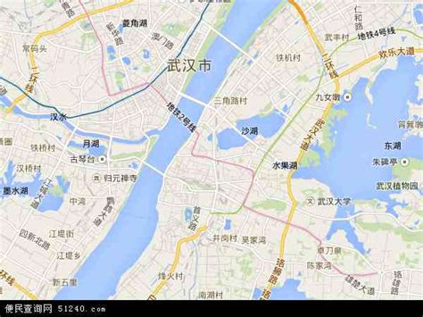 武昌区街道详细地图