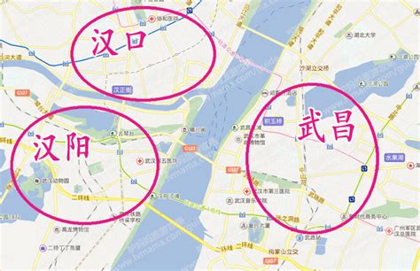 武汉三镇地图