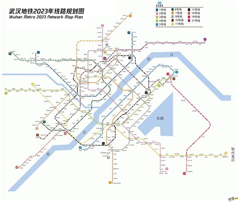 武汉地铁规划图2035年高清大图