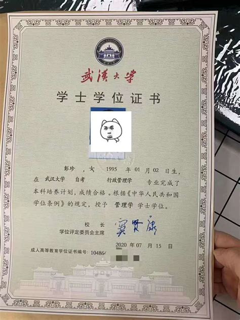 武汉工程大学自考本科毕业证