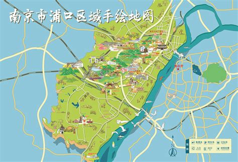 江苏省南京市浦口区地图