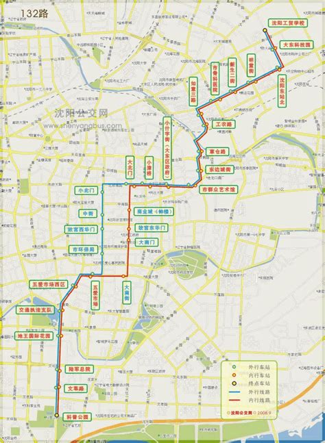 沈阳113公交车线路图