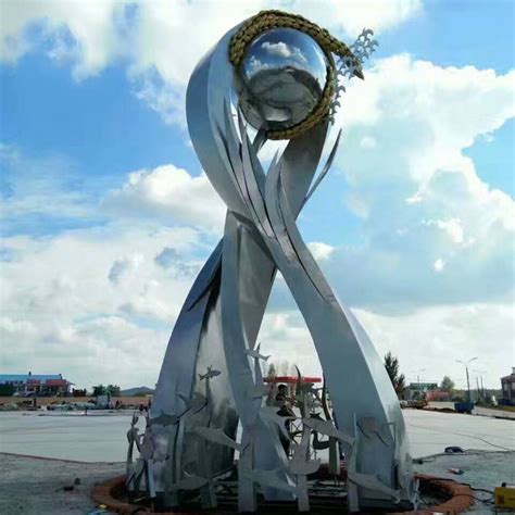 沧州大型不锈钢雕塑安装