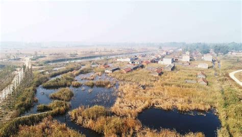 河南永城太丘采煤塌陷区