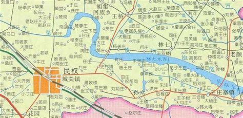 河南省民权县地图