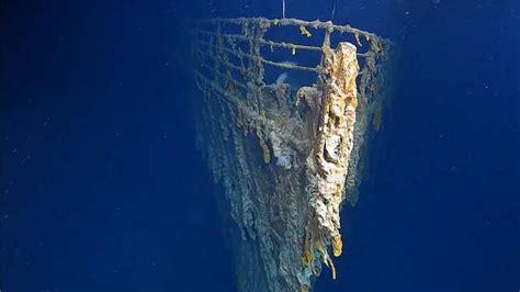 泰坦尼克号水下照片