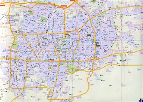 济南市中心地图全图放大
