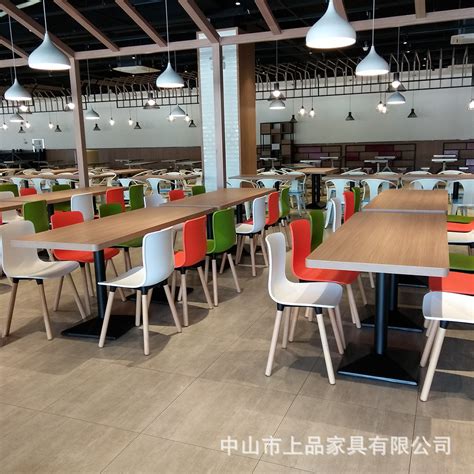 淄博市员工餐厅餐桌椅设计