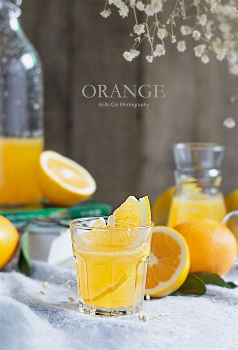 淡淡橙汁饮品图片