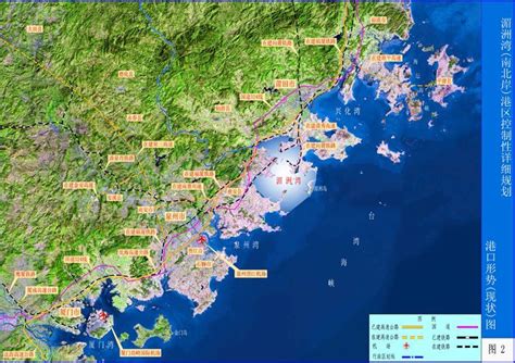 湄洲湾地理位置地图