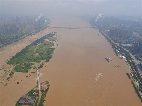 湘江沿线洪水涨幅情况
