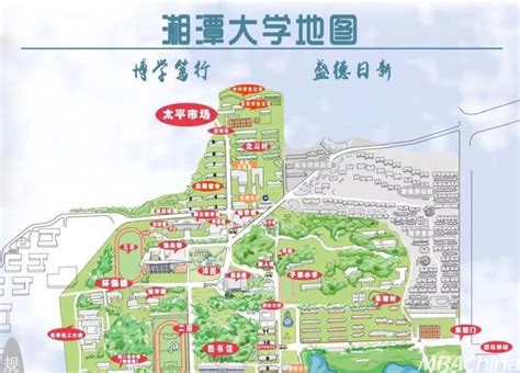 湘潭大学等高线地图