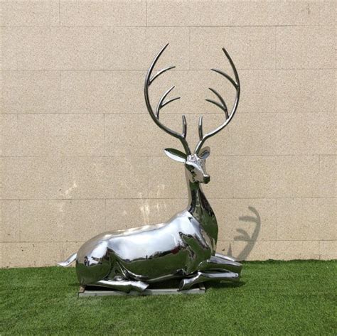 濮阳抽象不锈钢动物雕塑