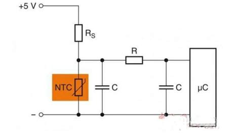 热敏电阻传感器原理电路图