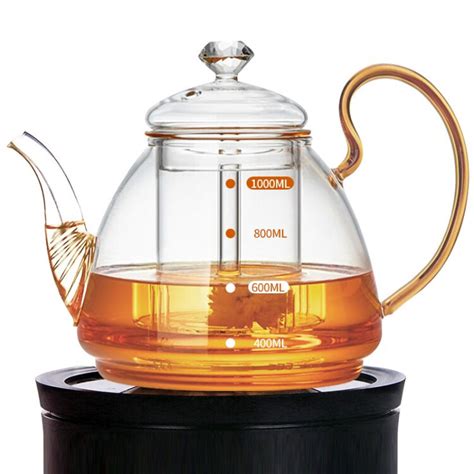 玻璃浮雕电茶壶