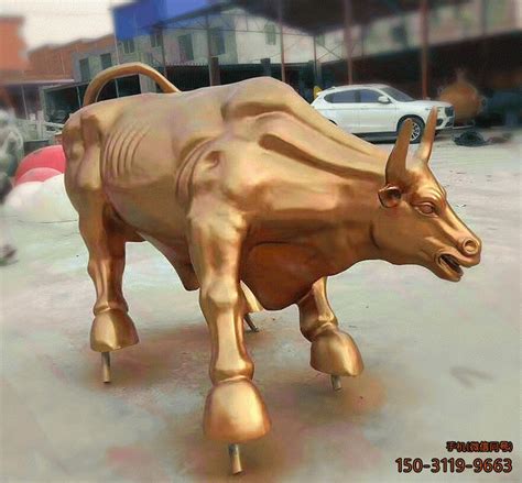 玻璃钢动物牛雕塑咨询电话