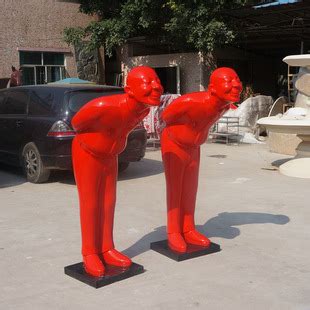 玻璃钢迎宾人物雕塑生产厂家