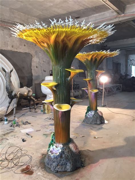 甘南玻璃钢植物雕塑定做