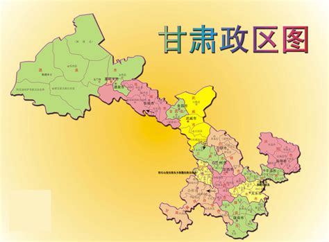 甘南藏族自治州地图