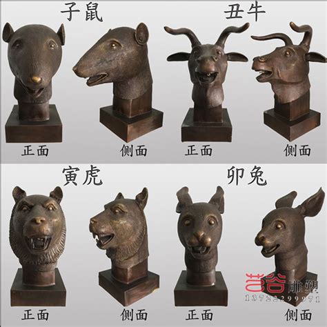 甘肃十二生肖铸铜雕塑厂家