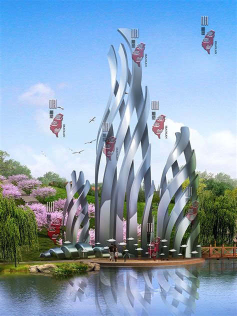 甘肃城市景观雕塑设计照片