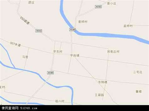 睢县平岗镇地图