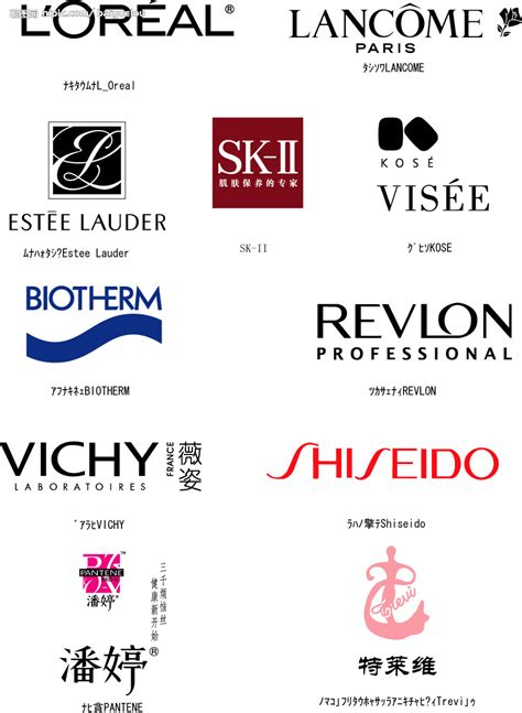 知名化妆品logo
