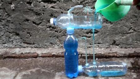 矿泉水瓶做循环流水怎么做
