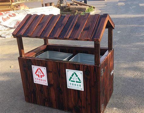 福州防腐木垃圾桶生产厂家