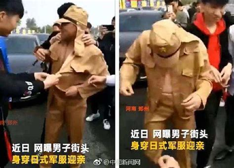 穿中国军服在日本被抓原视频