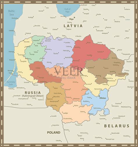 立陶宛地图全景
