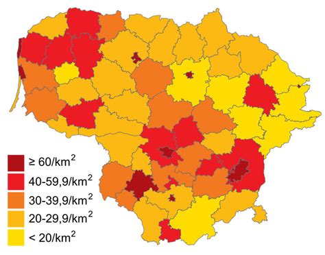立陶宛面积人口多少