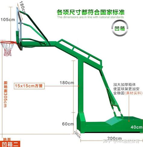 篮球架的尺寸及标准