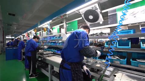 绍兴市工厂实拍视频流水线