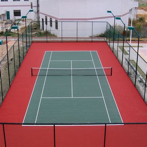网球场的正确安装方法