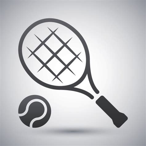 网球拍怎样画logo