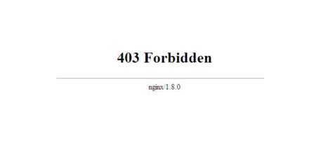网页403的解决办法