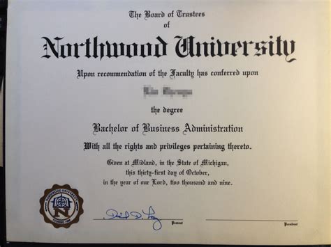 美国大学证书字体