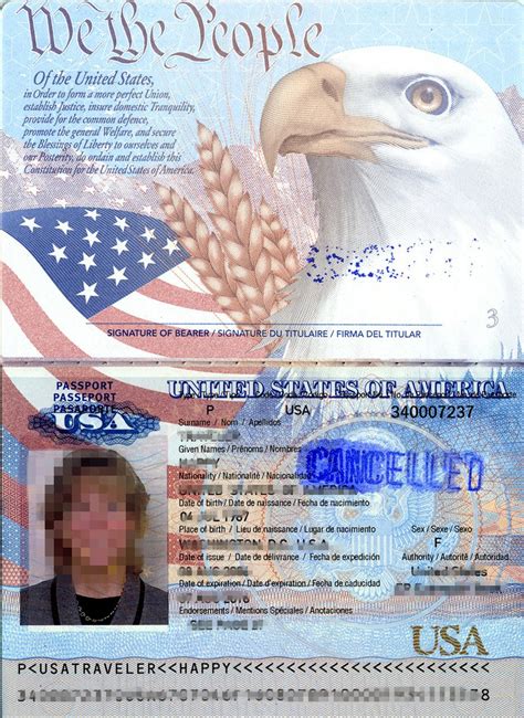 美国护照怎么看懂图解