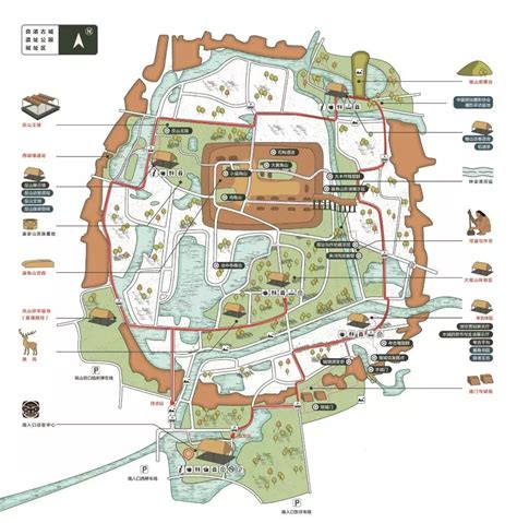 良渚古城遗址公园地图