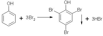 苯酚与浓溴水反应类型