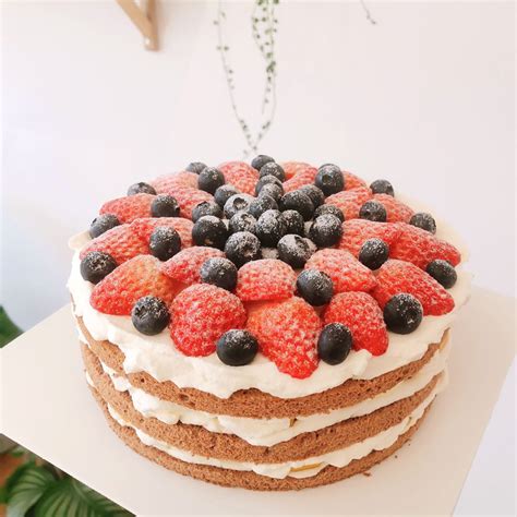 蓝莓草莓蛋糕取名字