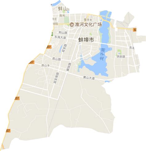 蚌埠蚌山区地图全图