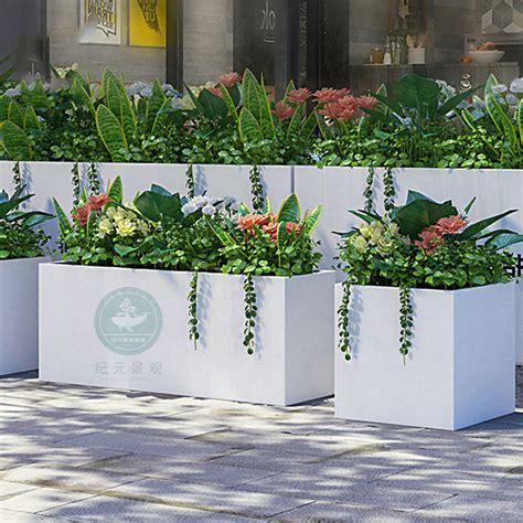 衡水市政绿化玻璃钢花箱