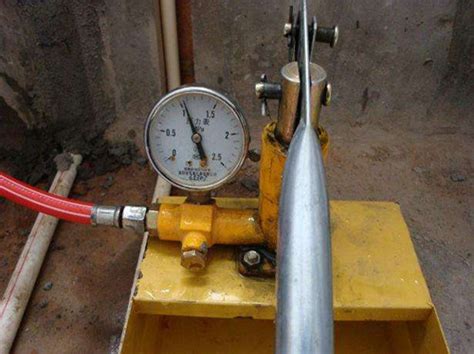 装修水压测试国家标准