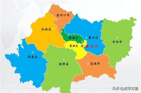 襄阳市最新行政区划图